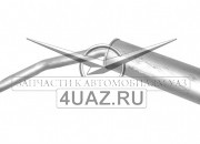 2206-03-1202008 Резонатор УАЗ двигатель 4213 (нерж) - Запчасти УАЗ, Екатеринбург