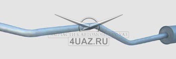 3741-1200012 Глушитель в сборе старого образца УАЗ-452 - Запчасти УАЗ, Екатеринбург
